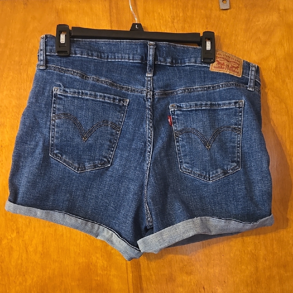 Levi's Women's Blue Denim Shorts